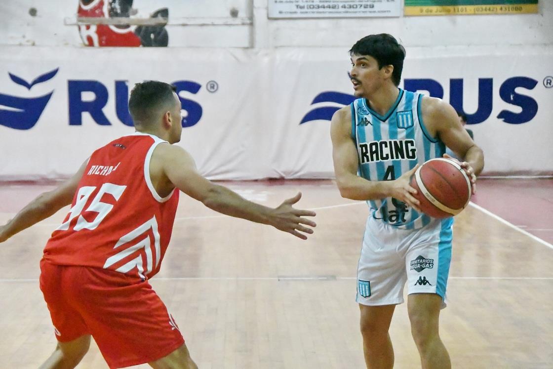 Con una lluvia de triples, Racing derrotó a Rocamora