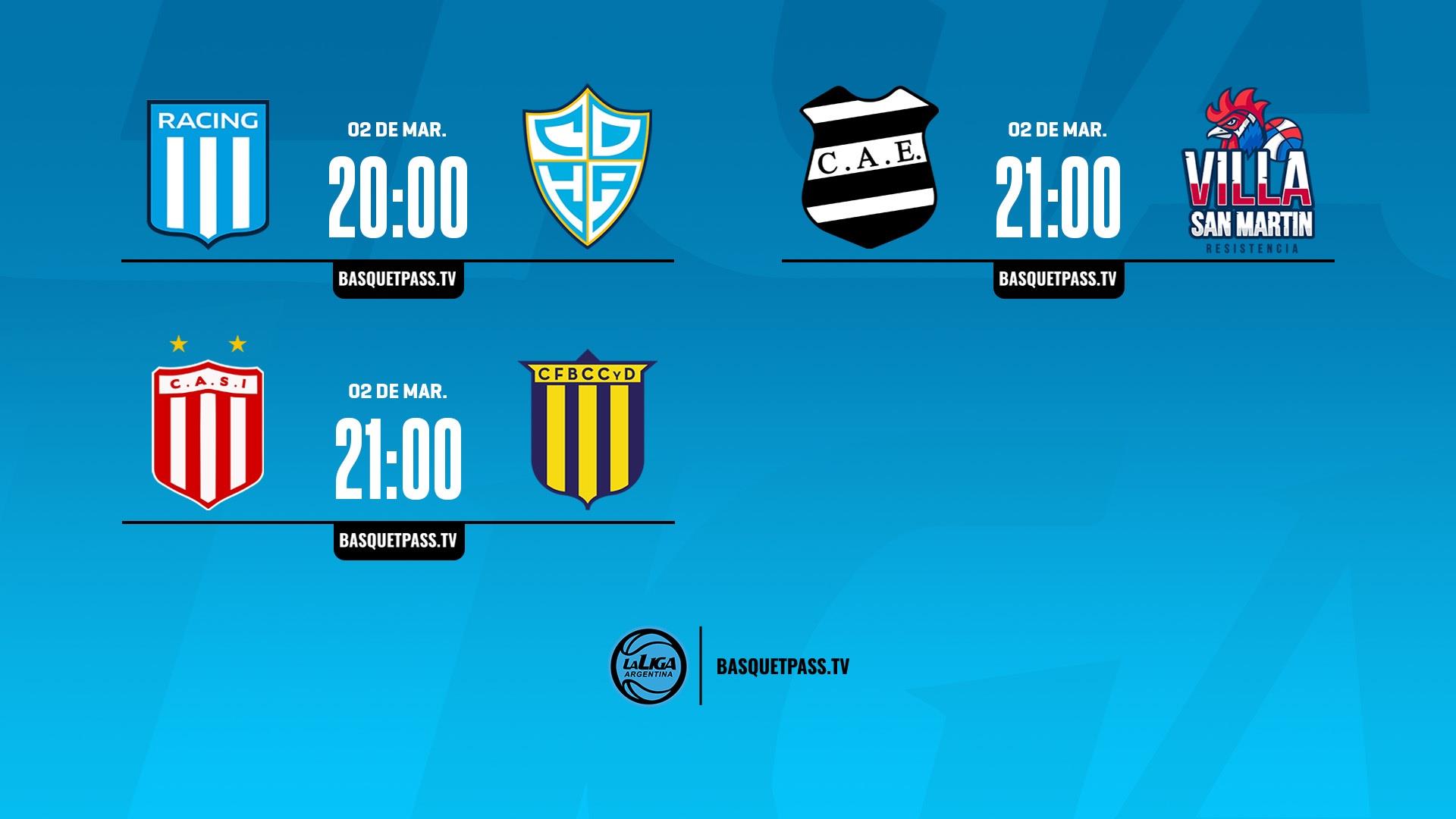 Triple propuesta para el domingo de Liga Argentina