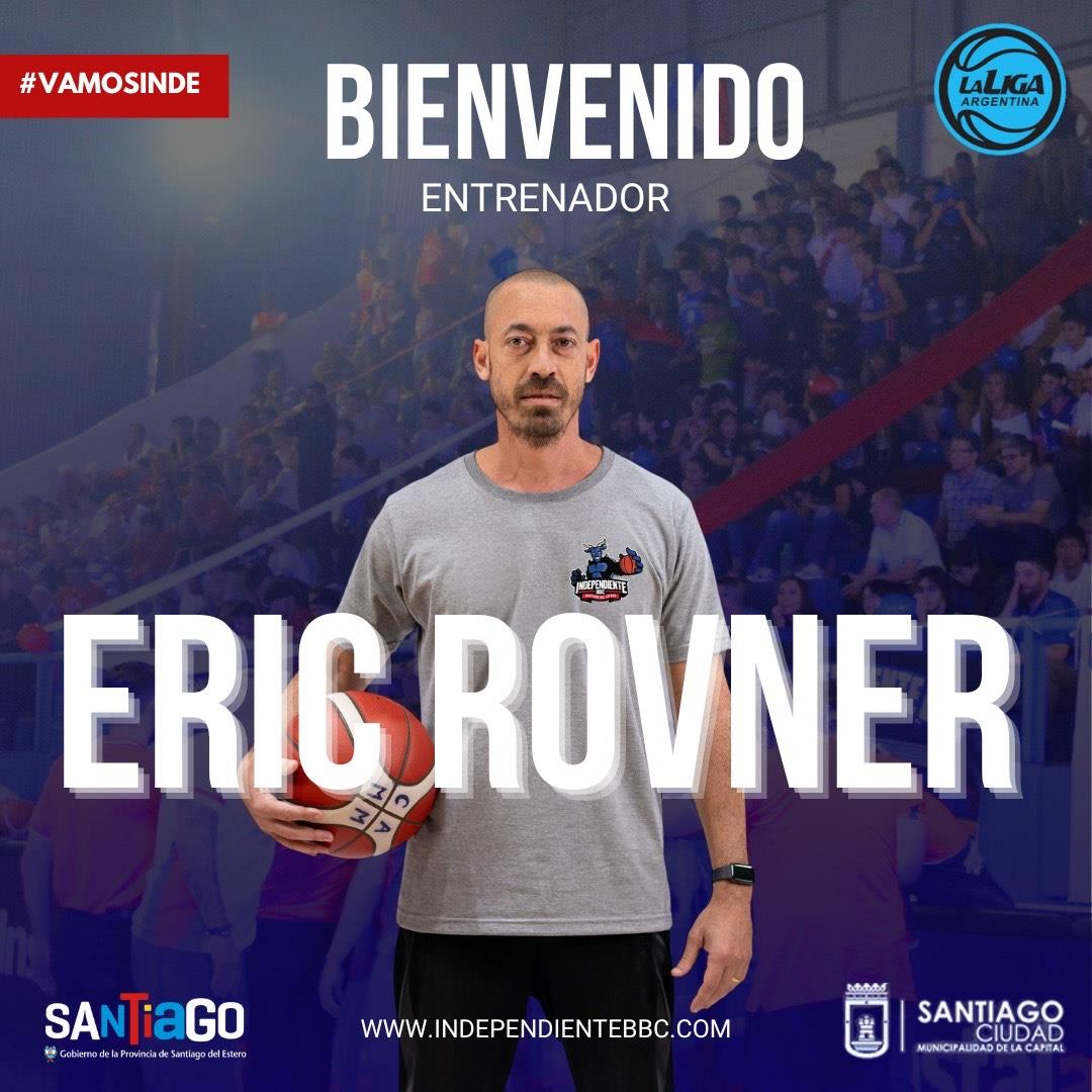 Eric Rovner es el nuevo entrenador de Independiente BBC