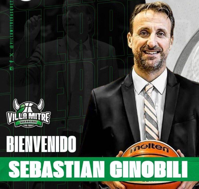 Sebastián Ginóbili dirigirá a Villa Mitre
