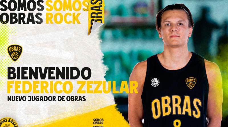 Federico Zezular refuerza el perímetro de Obras