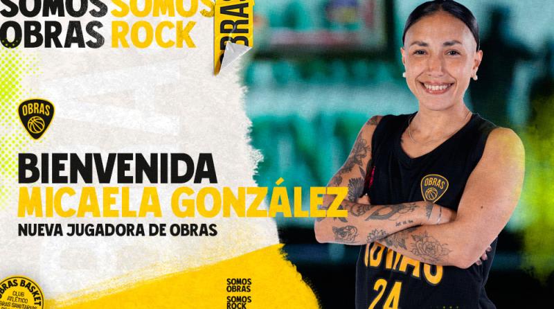 Micaela González es nueva jugadora de Obras
