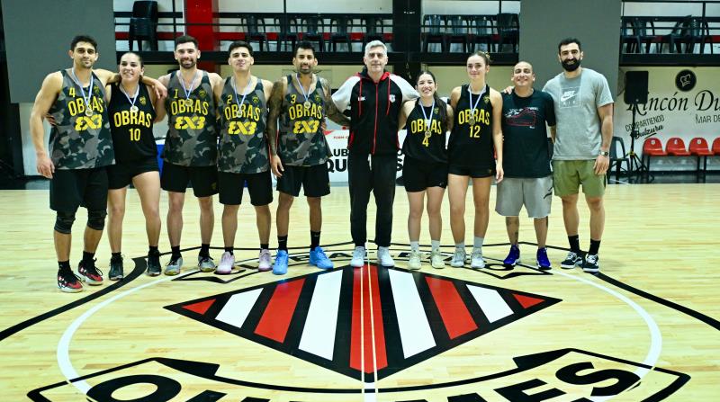 Obras Basket dominó la séptima parada de La Liga 3x3 en Mar del Plata