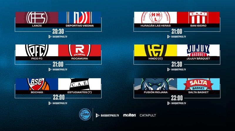 Seis partidos para otro jueves de intensa actividad