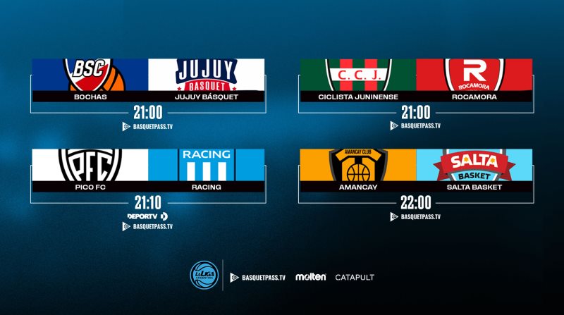 Cuatro encuentros para el sábado de Liga Argentina