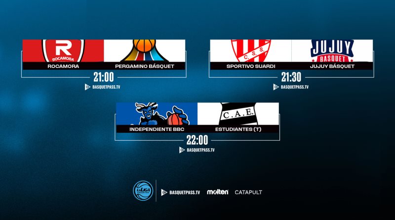 La Liga Argentina continúa con tres nuevos partidos