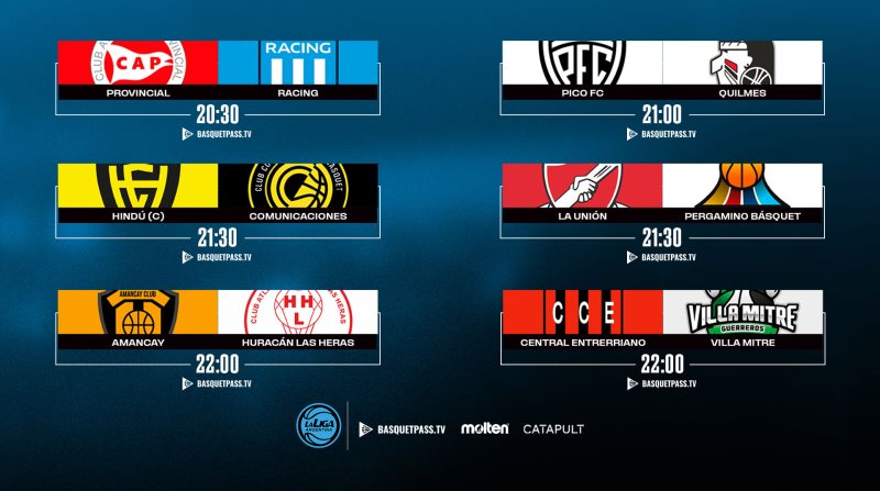 Seis partidos para abrir el fin de semana