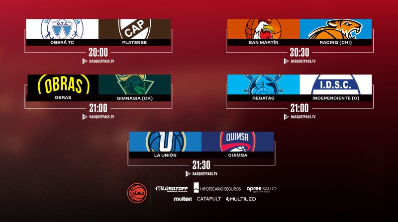 Cinco partidos para cerrar el fin de semana