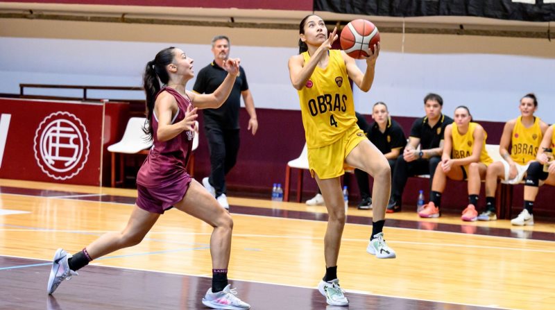 Con una tormenta de triples, Obras maniató a Lanús