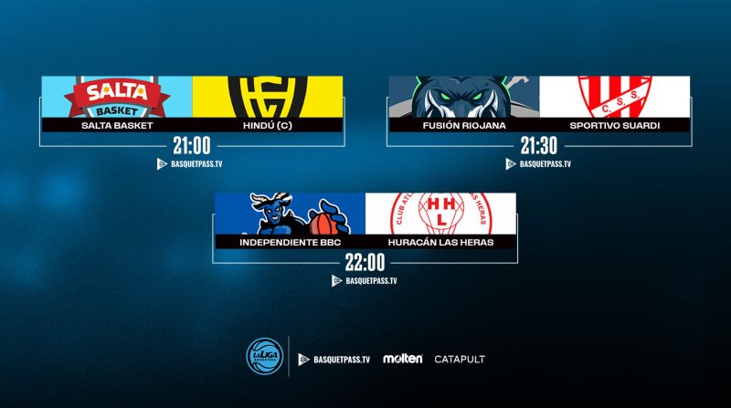 Triple tanda de Conferencia Norte para este sábado