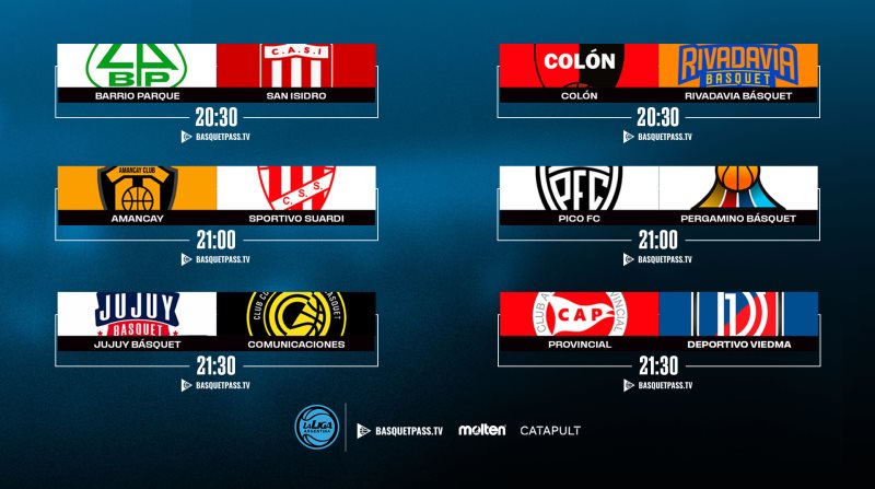 Super domingo de seis partidos y acción para ambos punteros