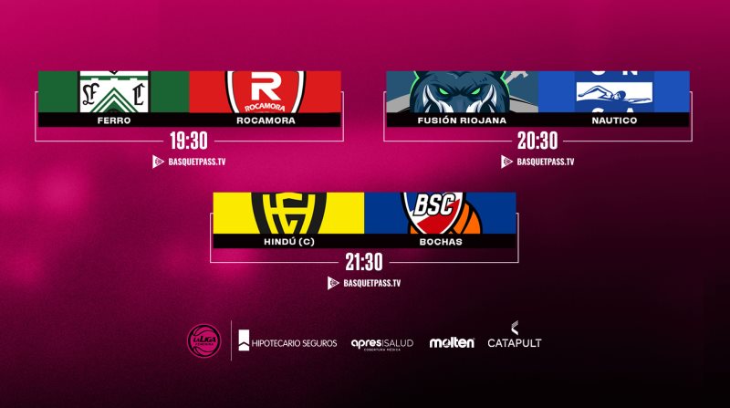 Domingo con tres partidos por La Liga Femenina 2026