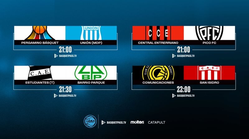 Jornada de partidazos en La Liga Argentina