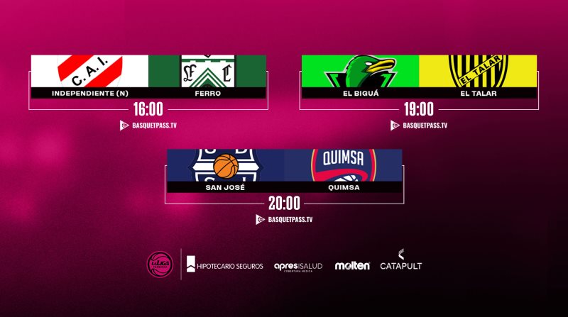 El fin de semana se completa con tres nuevos partidos