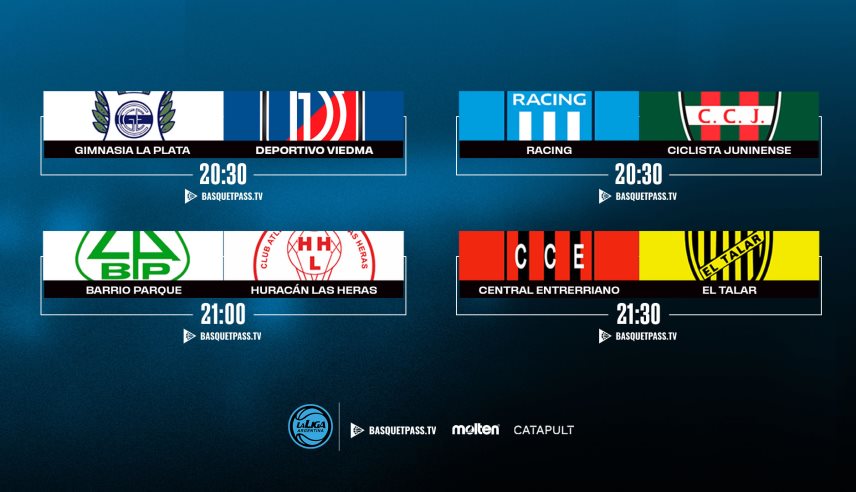 Miércoles de cuatro juegos con la Sur como protagonista