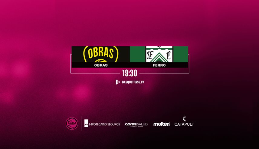 Obras-Ferro, en el único partido de la jornada
