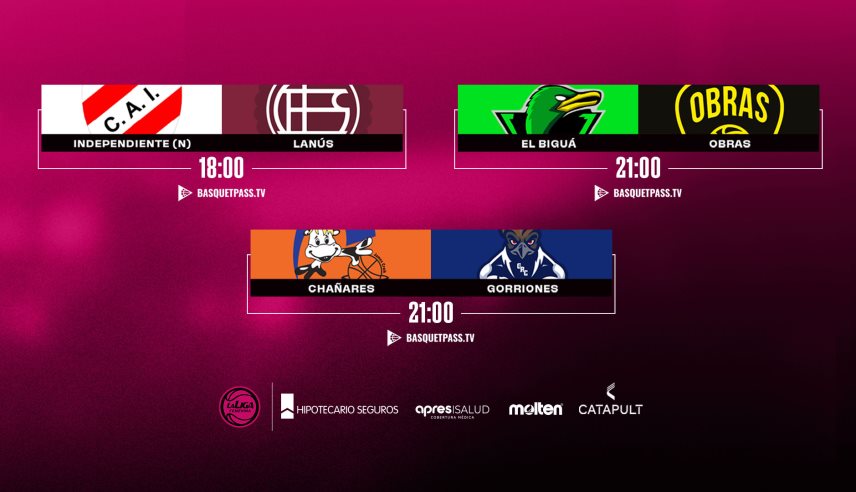 Tres nuevos partidos por la fase regular