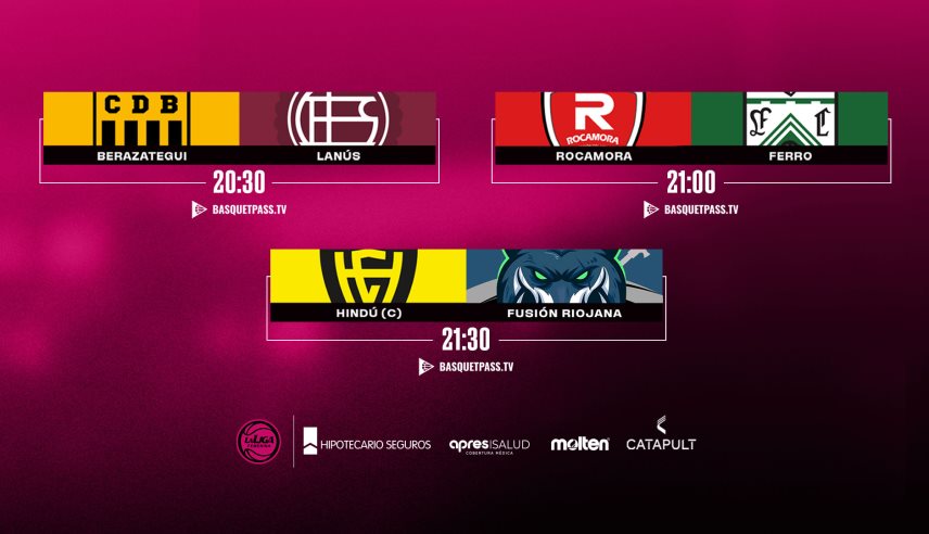 Tres propuestas para un nuevo sábado en La Liga Femenina 2026