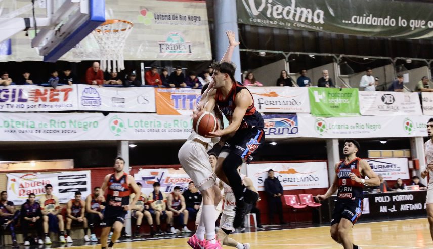 Depo Viedma hizo un partidazo en casa y salvó el primer match-point