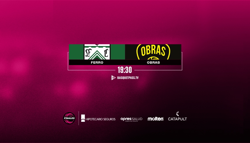 Primer cápitulo de las finales entre Ferro y Obras