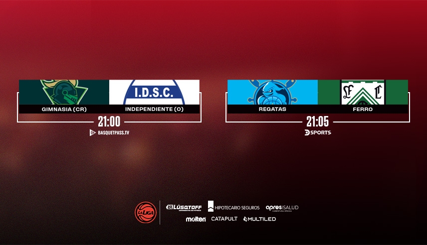 Corrientes y Comodoro, sedes de una noche decisiva en La Liga Nacional