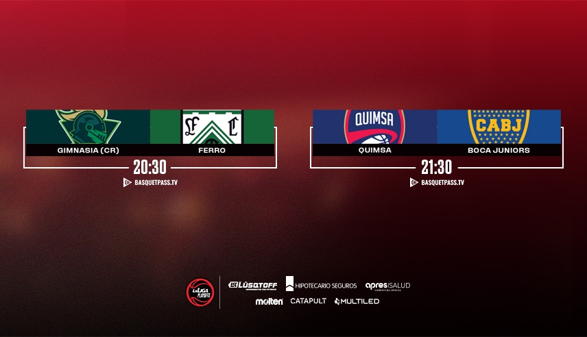 Quimsa-Boca y Gimnasia-Ferro: continúa la pelea por un lugar en la final