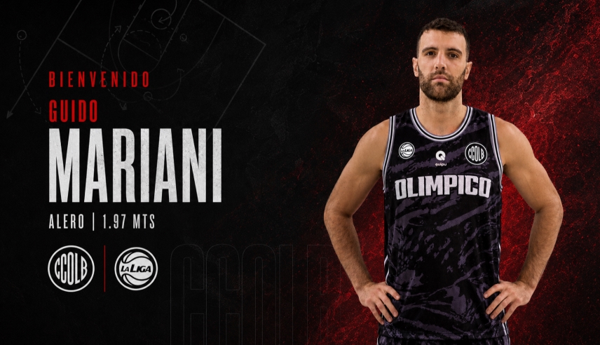 Olímpico suma a Guido Mariani para la temporada 26/27
