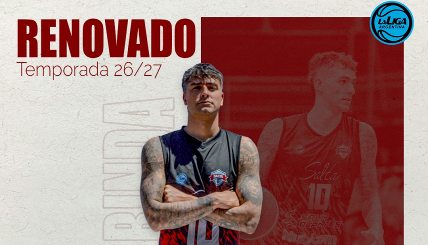 Facundo Binda disputará su séptima temporada con Salta Basket