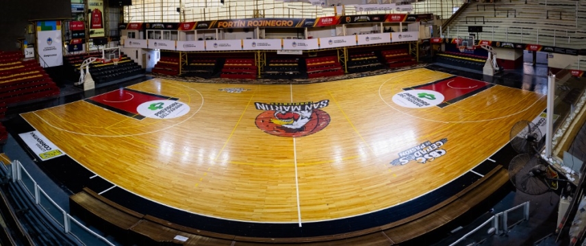 San Martín avanza con la renovación del parquet de su cancha principal - Imagen 3