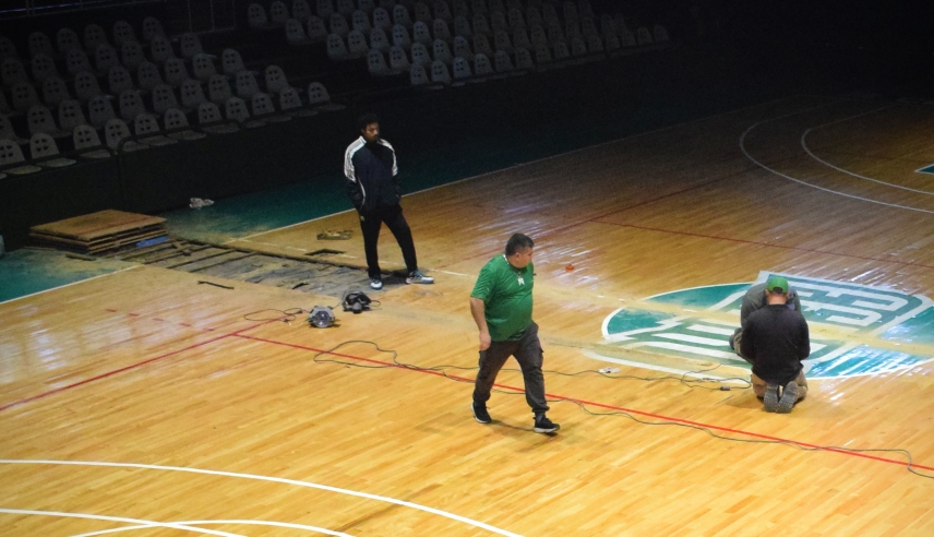 Ferro renovará los pisos deportivos del Etchart y de sus espacios multideportivos