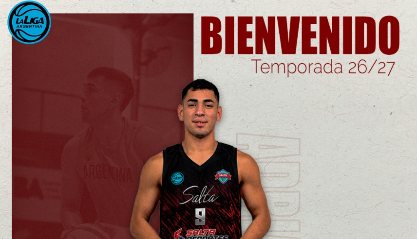 Salta Basket incorporó a Adrián Lange