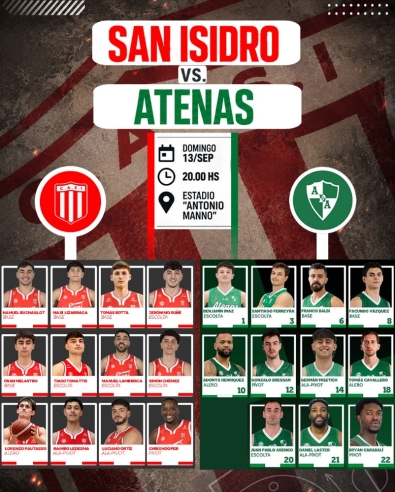 San Isidro afrontará su primera prueba de pretemporada ante Atenas - Imagen 1