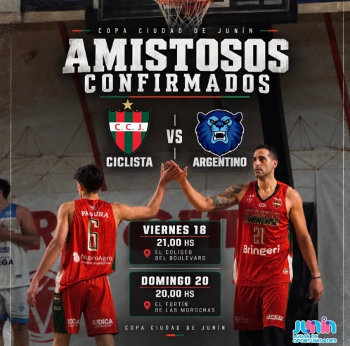 Ciclista enfrenta a Argentino por la Copa Junín - Imagen 1