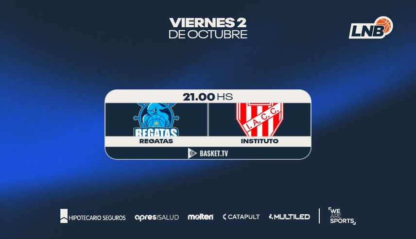 Regatas e Instituto animan la jornada del viernes de la LNB