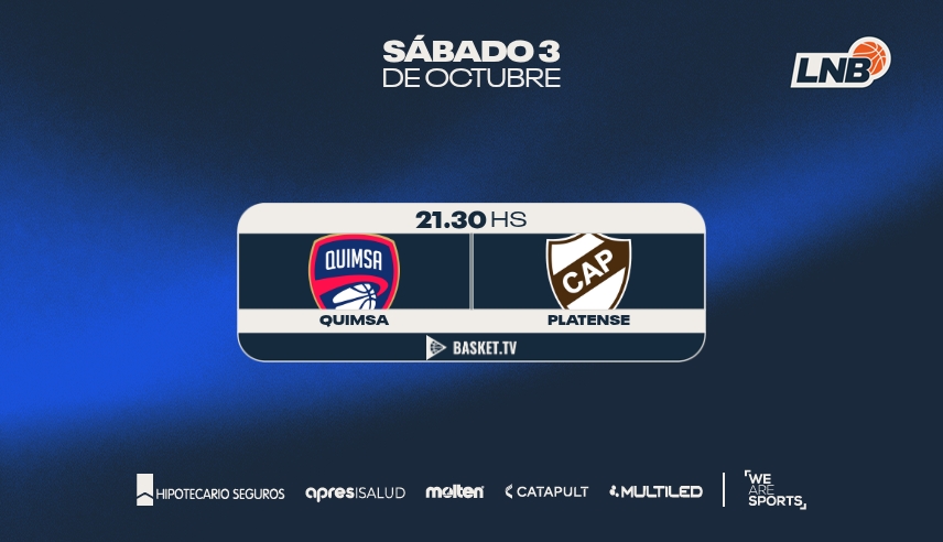 Quimsa y Platense, frente a frente en Santiago del Estero