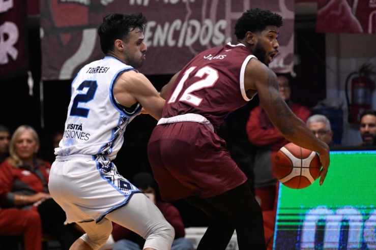 Lanús celebró su primer triunfo en su regreso a LNB - Imagen 1