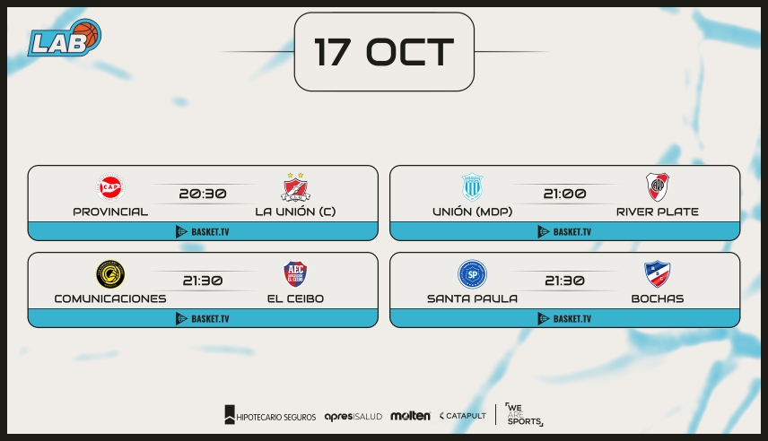 El primer fin de semana de la temporada arranca con cuatro partidos